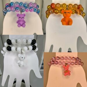 4 Colorful Beaded Bracelets Sold Separately